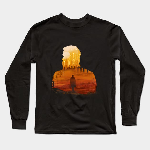 2049 Long Sleeve T-Shirt by DANDINGEROZZ